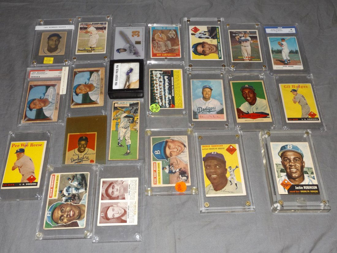 Brooklyn Dodger Card and Collectable Lot (1 of 5)