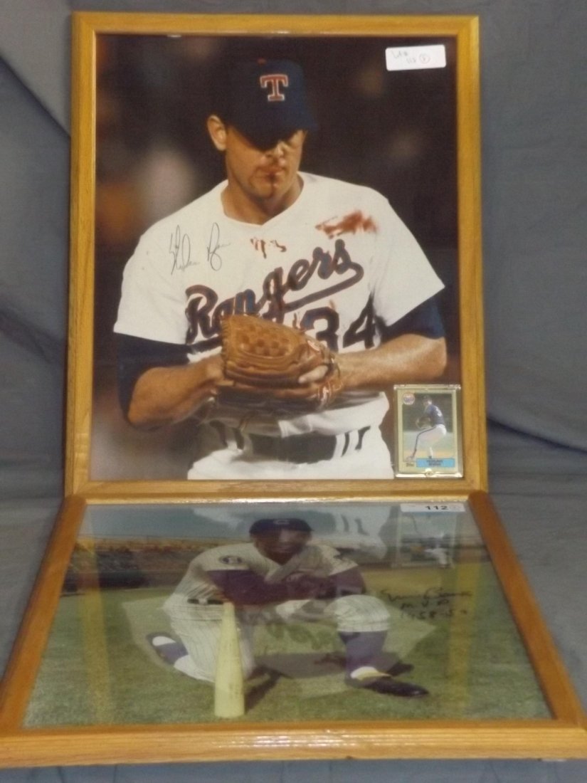 Lot of 2 Signed Baseball Photos (1 of 5)