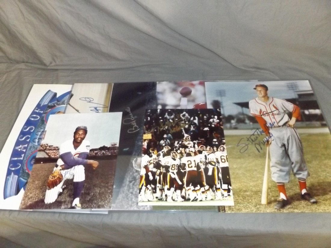 Lot of Autographed Sports Photos and Litho (1 of 7)