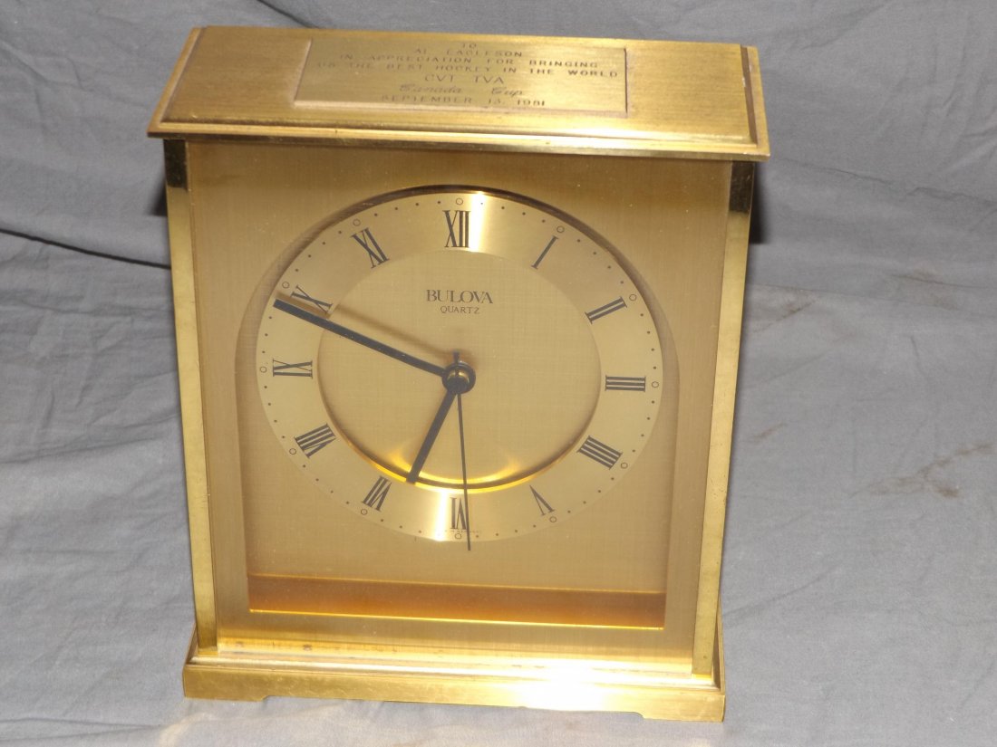 Alan Eagleson Bulova Presentation Clock (1 of 3)