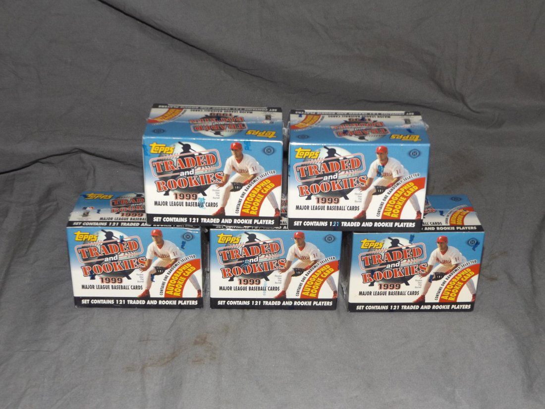 (5) 1999 Topps Traded Factory Sealed Sets (1 of 2)