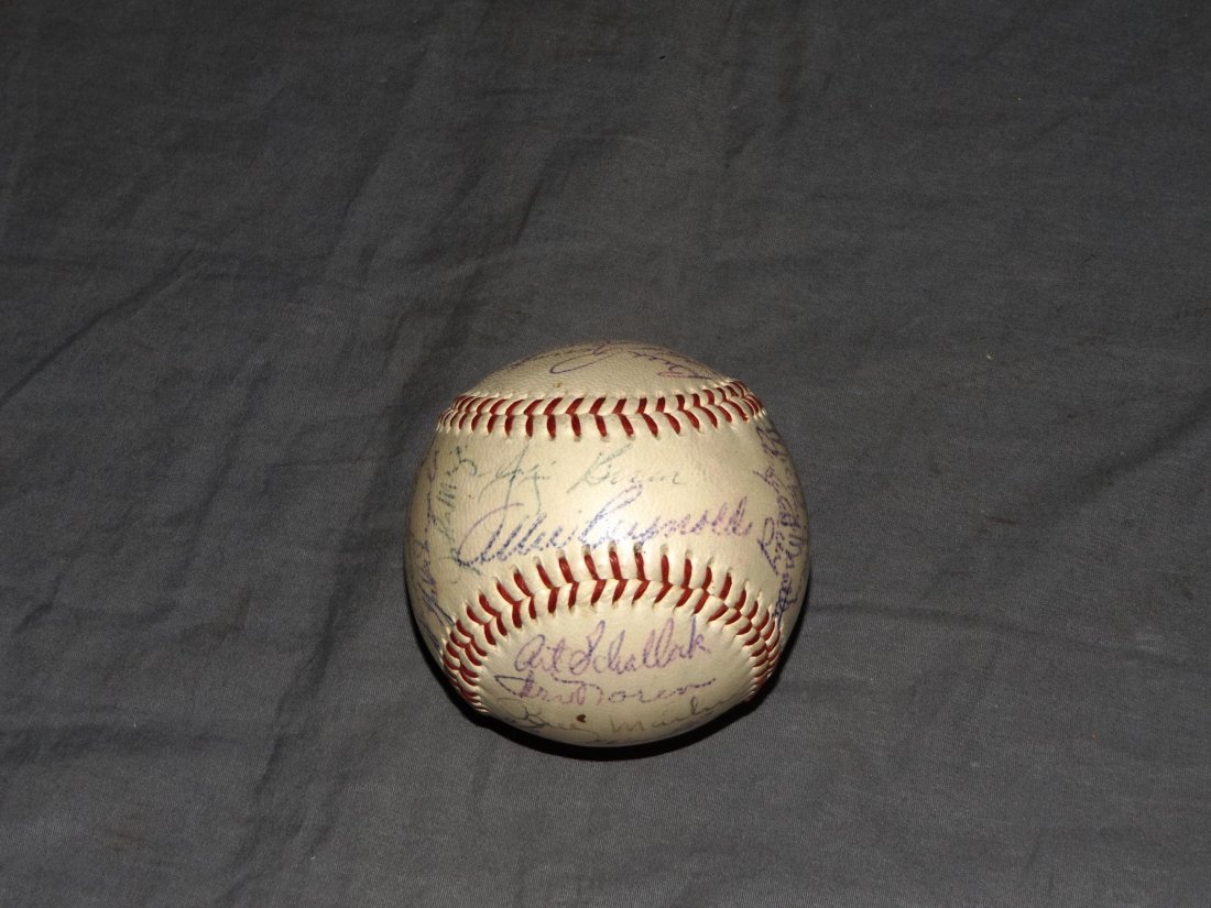 1953 Yankees Team Signed Baseball (1 of 8)