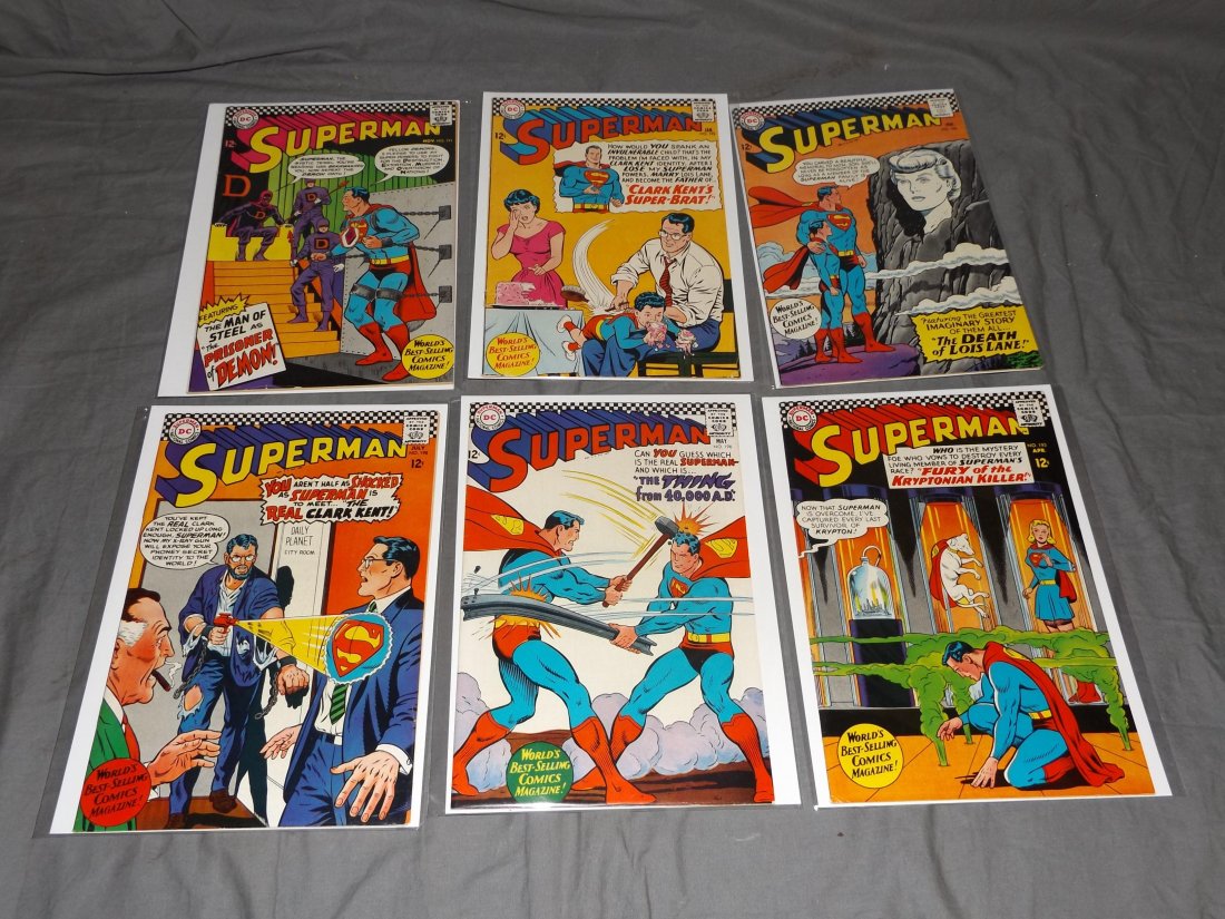 DC Comic Book Lot, Superman, 6 Issues (1 of 4)