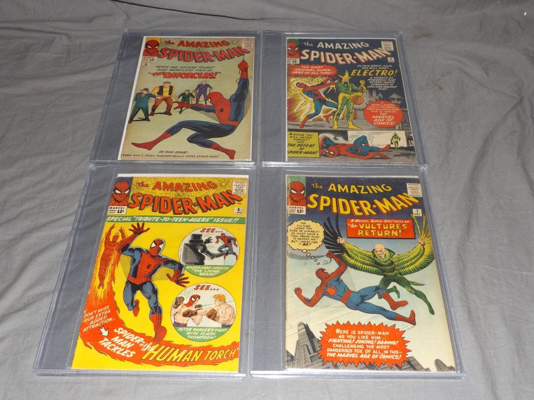Amazing Spiderman #'s 7-10. (1 of 3)