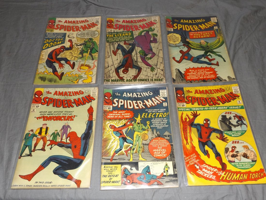 Spiderman #'s 5-10. (1 of 3)