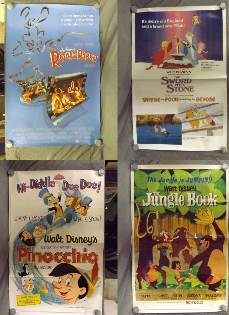 Disney Poster Lot, 12 Pieces (1 of 5)
