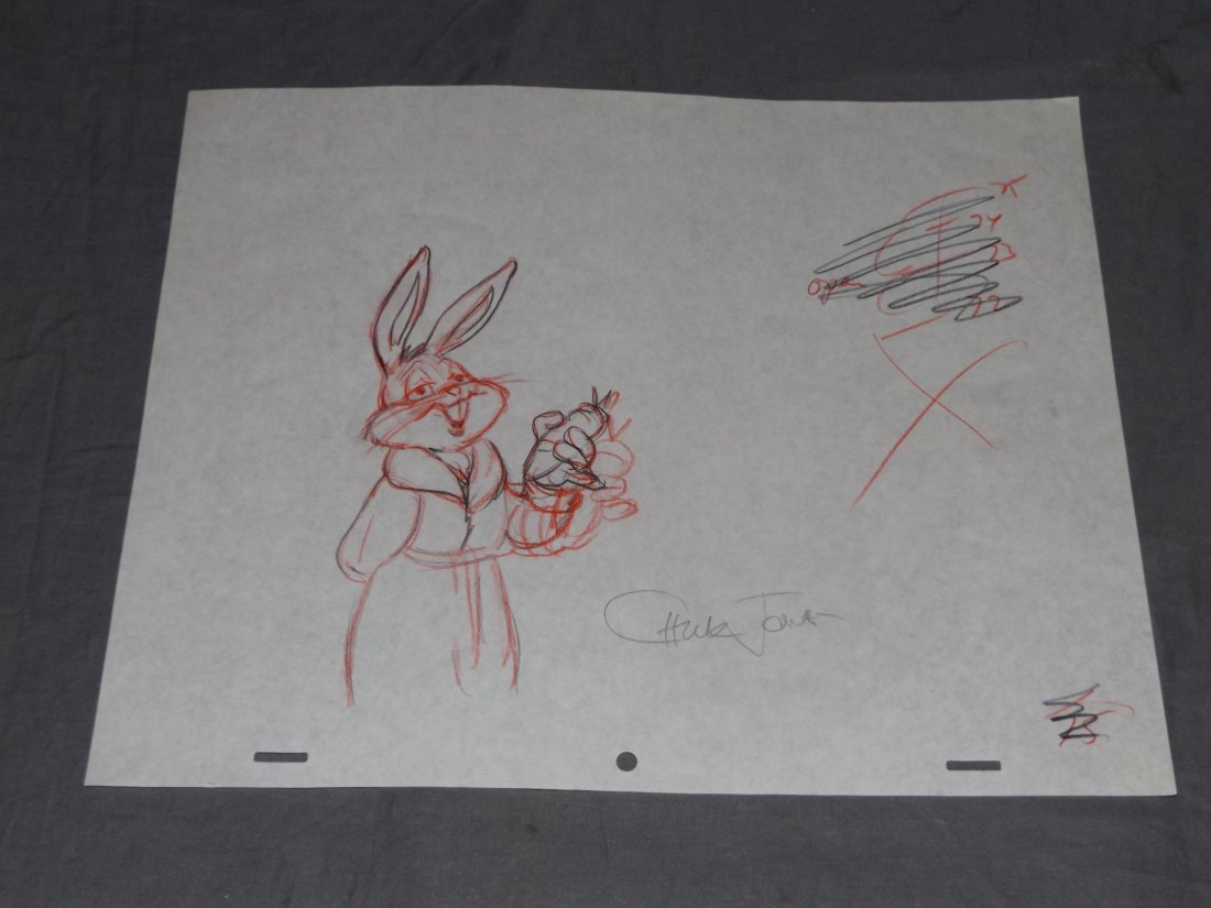 Bugs Bunny Production Drawing Signed Chuck Jones (1 of 2)