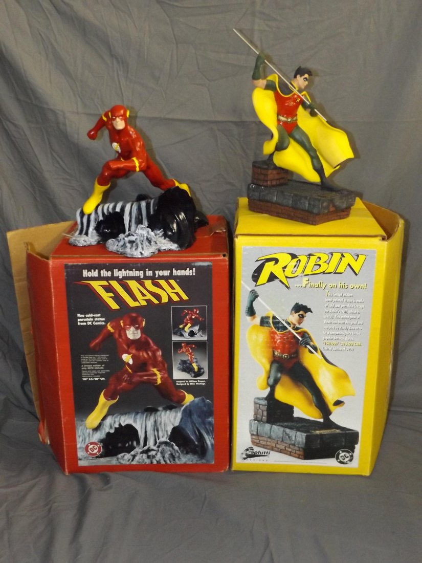 Ltd Ed Robin & The Flash DC Comics Statues (1 of 5)