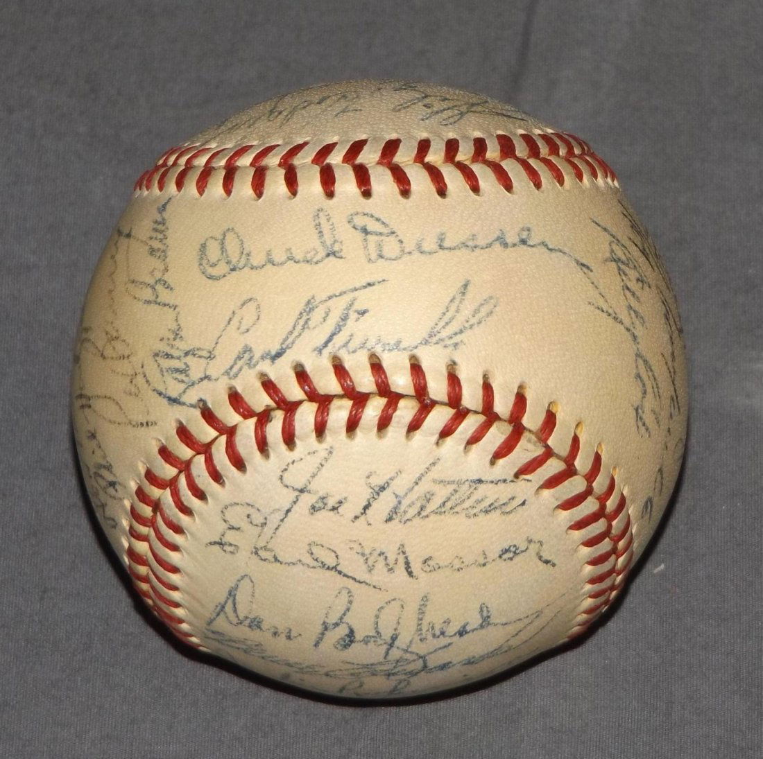 Circa 1951 Brooklyn Dodgers Team Signed Baseball (1 of 7)