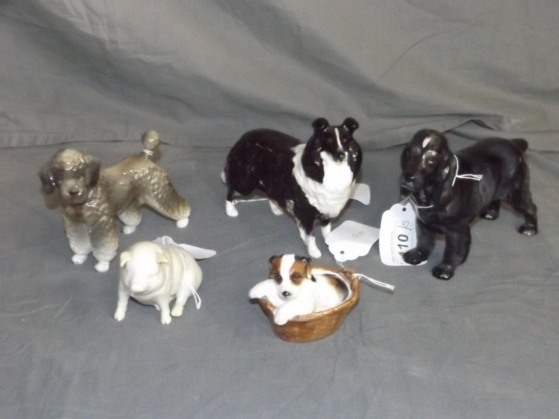 Quality Animal Figurines. Lot of  5 (1 of 2)