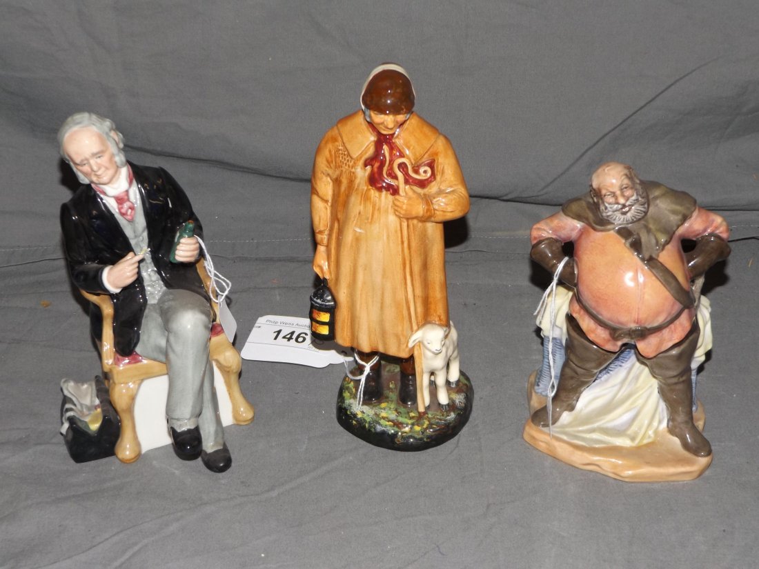 Royal Doulton Figurines. Lot of 3. (1 of 3)