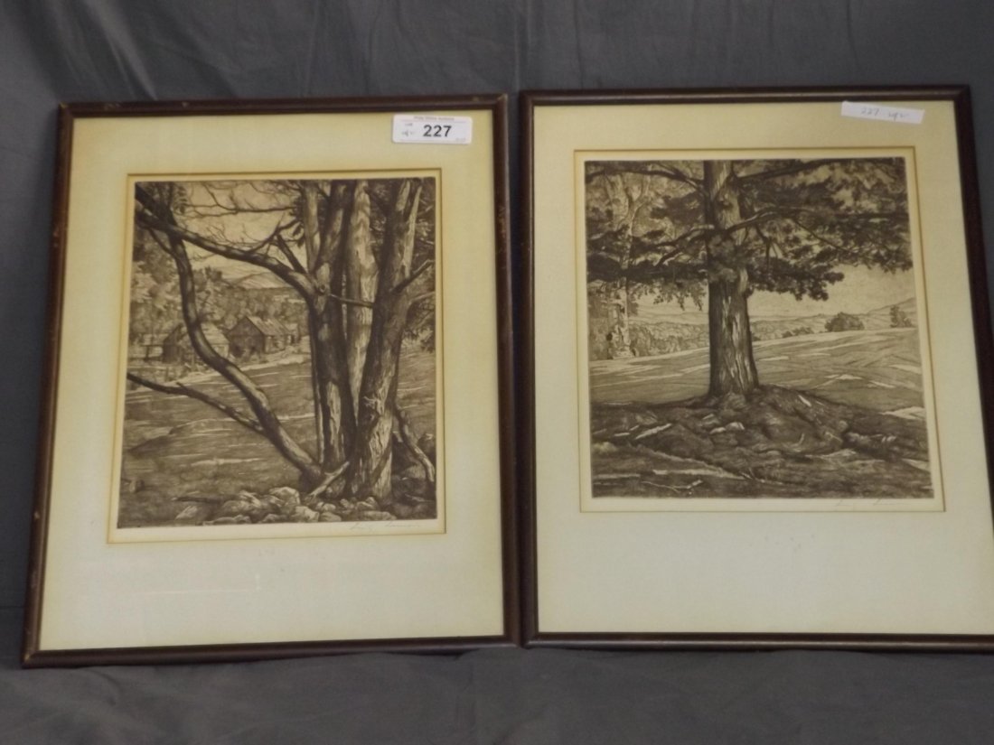 Luigi Lucioni Lithographs Signed. (1 of 7)