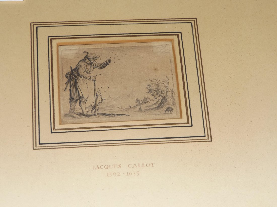 Jacques Callot Etching. (1 of 2)