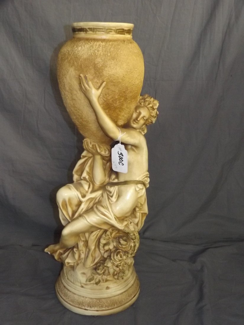 Chalkware Sculpture Signed (1 of 7)