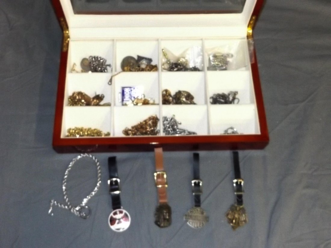 Lot of Assorted Pocket Watch Chains & Fobs (1 of 4)
