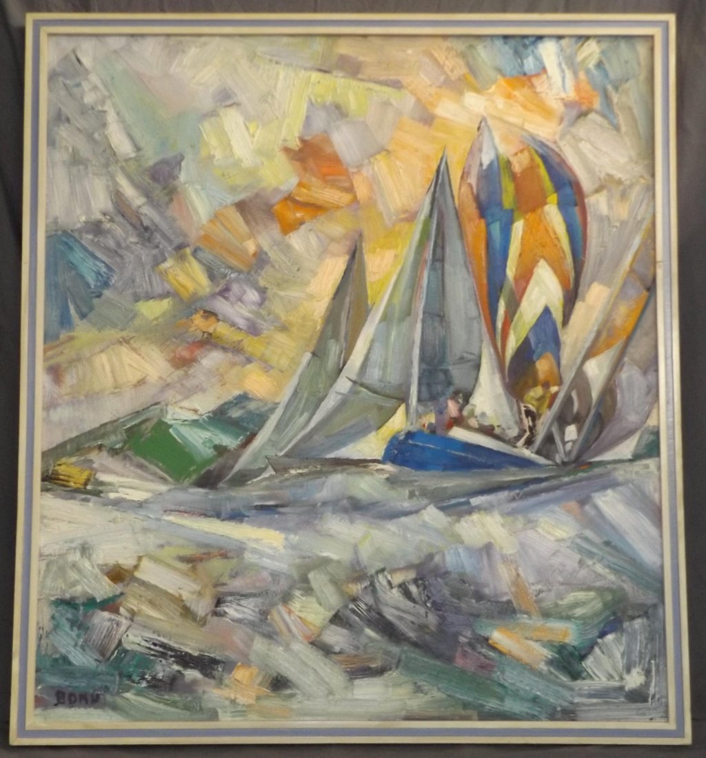 Willard Bond  (1926 - 2012) Oil on Panel (1 of 7)