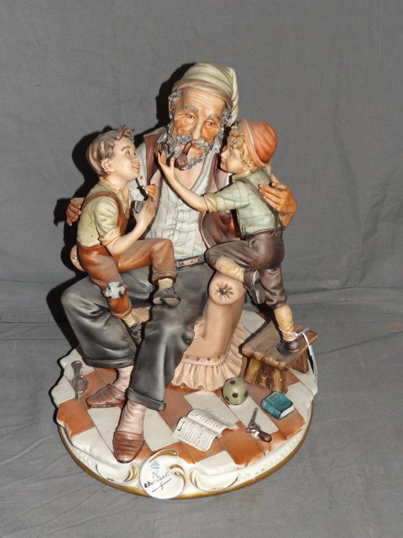 Italian Porcelain Figurine Signed D. Bonalberti (1 of 7)