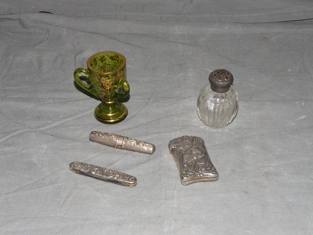 Five Piece Lot Includes Sterling. (1 of 3)