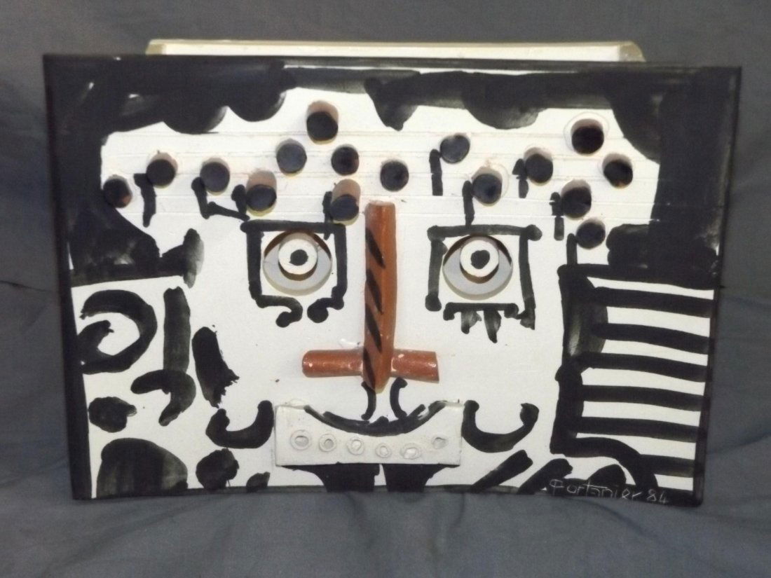 Gilbert Portanier. Wall Mounted Mask. (1 of 3)