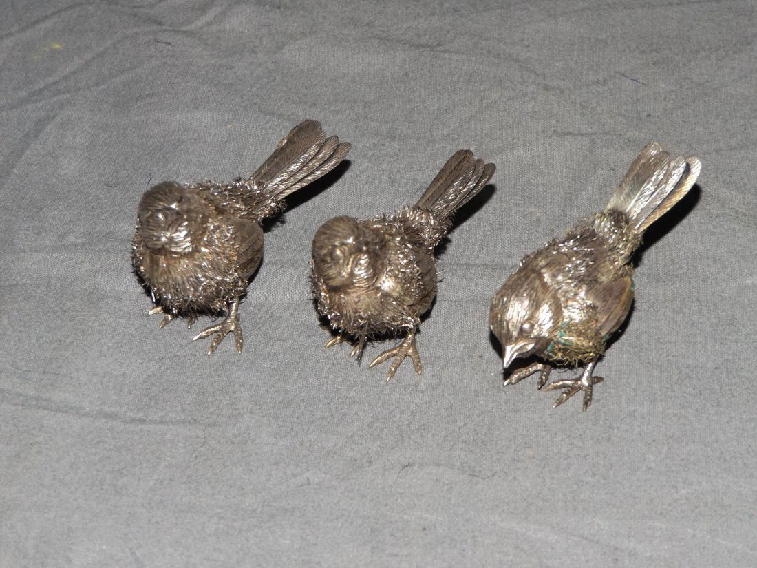 Sterling Silver Birds. Lot of Three. (1 of 3)