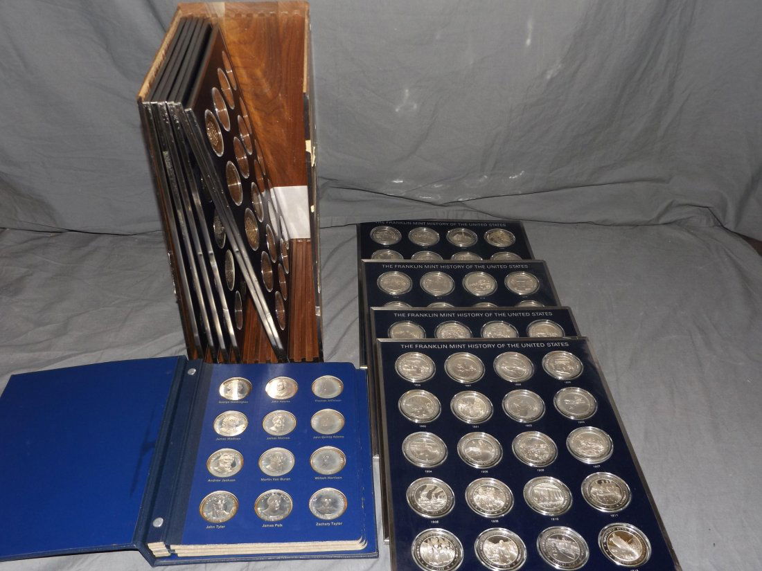 Accumulation of Franklin Mint Medals. (1 of 4)