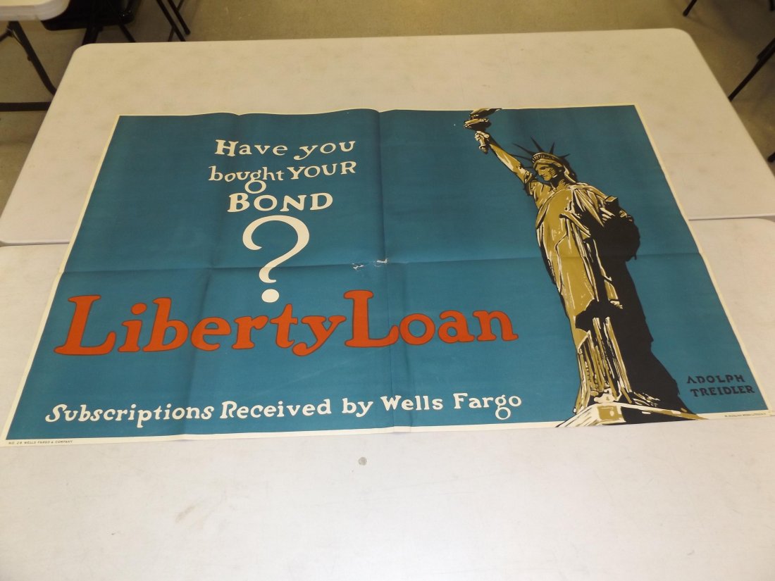 Adolph Treidler. World War 1 Poster. (1 of 6)