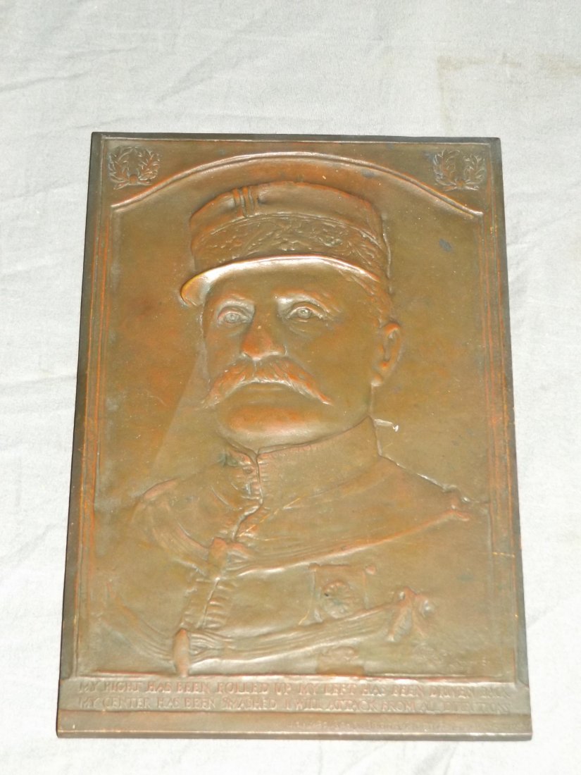 Marshall Foch Bronze Plaque (1 of 2)