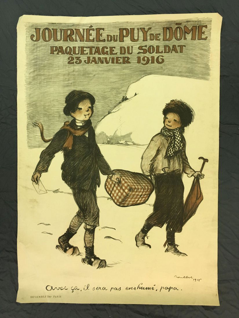 French WW 1 Poster. (1 of 3)