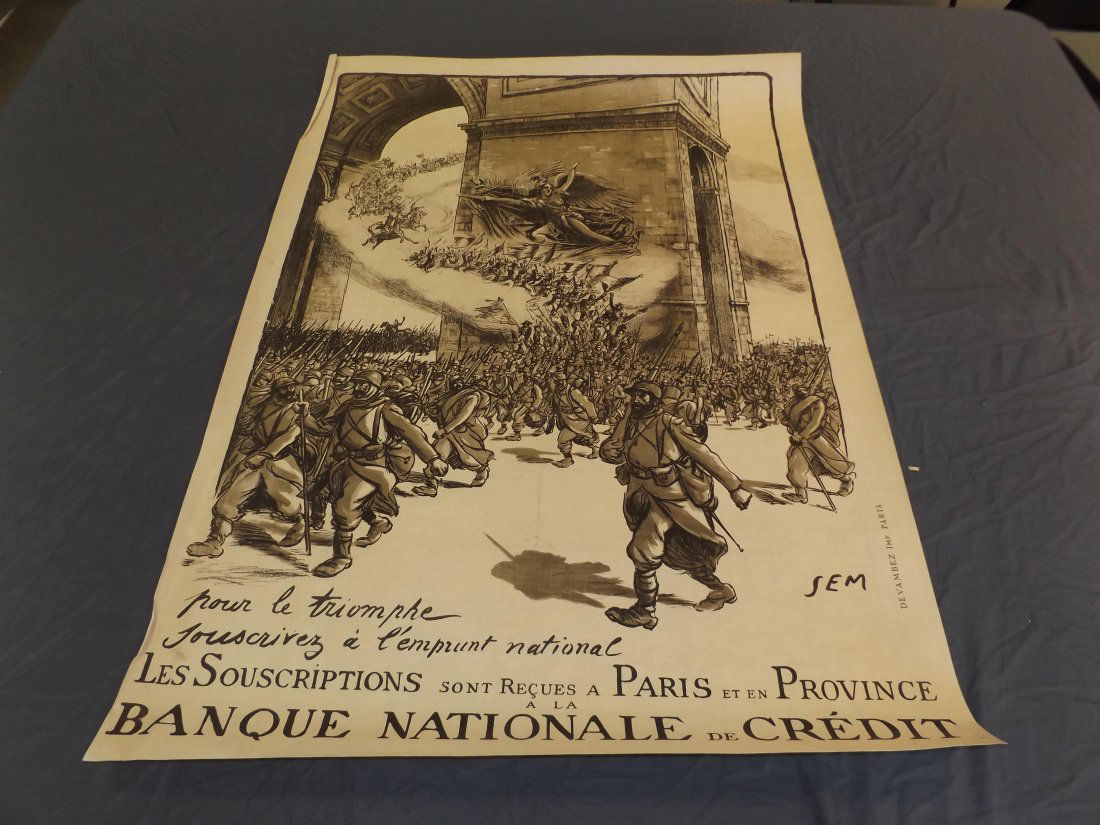 French WW 1 Poster. (1 of 3)
