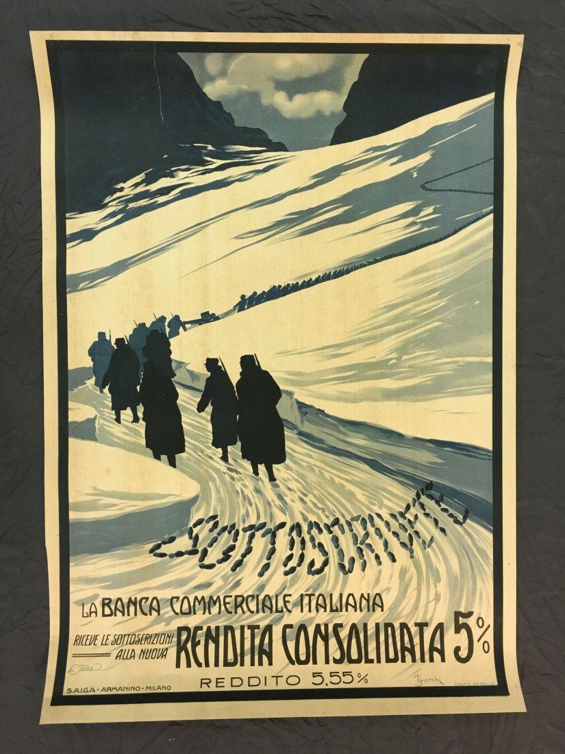 Italian WW 1 Poster. (1 of 3)