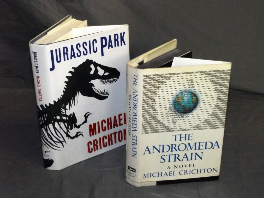 Michael Crichton Lot of Two Volumes. (1 of 6)