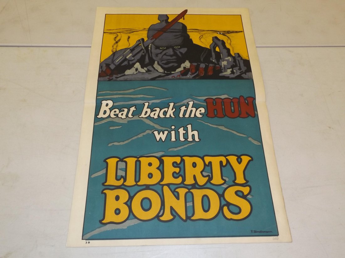 WW 1 Poster. Beat Back the Hun. (1 of 5)