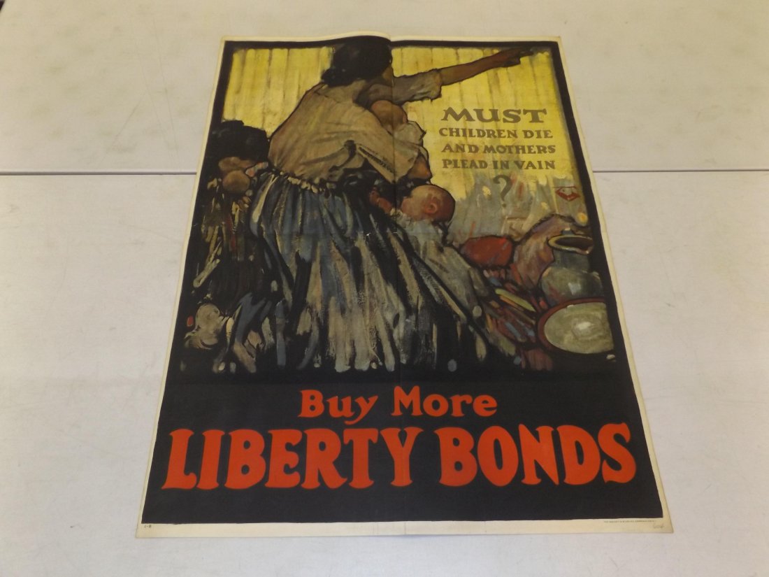 WW 1 Poster. Must Children Die. (1 of 5)