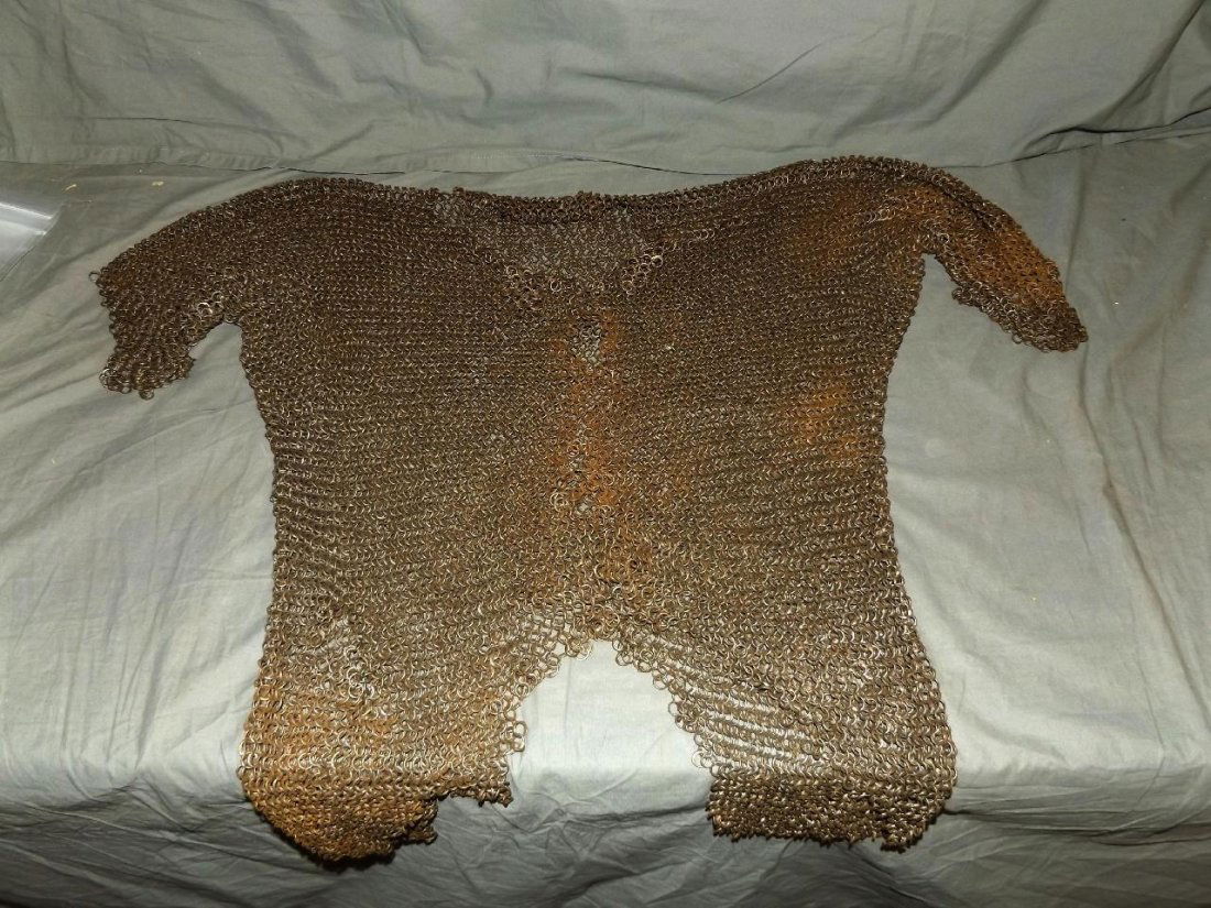 Vintage Hand Forged Chainmail Armor Shirt (1 of 2)
