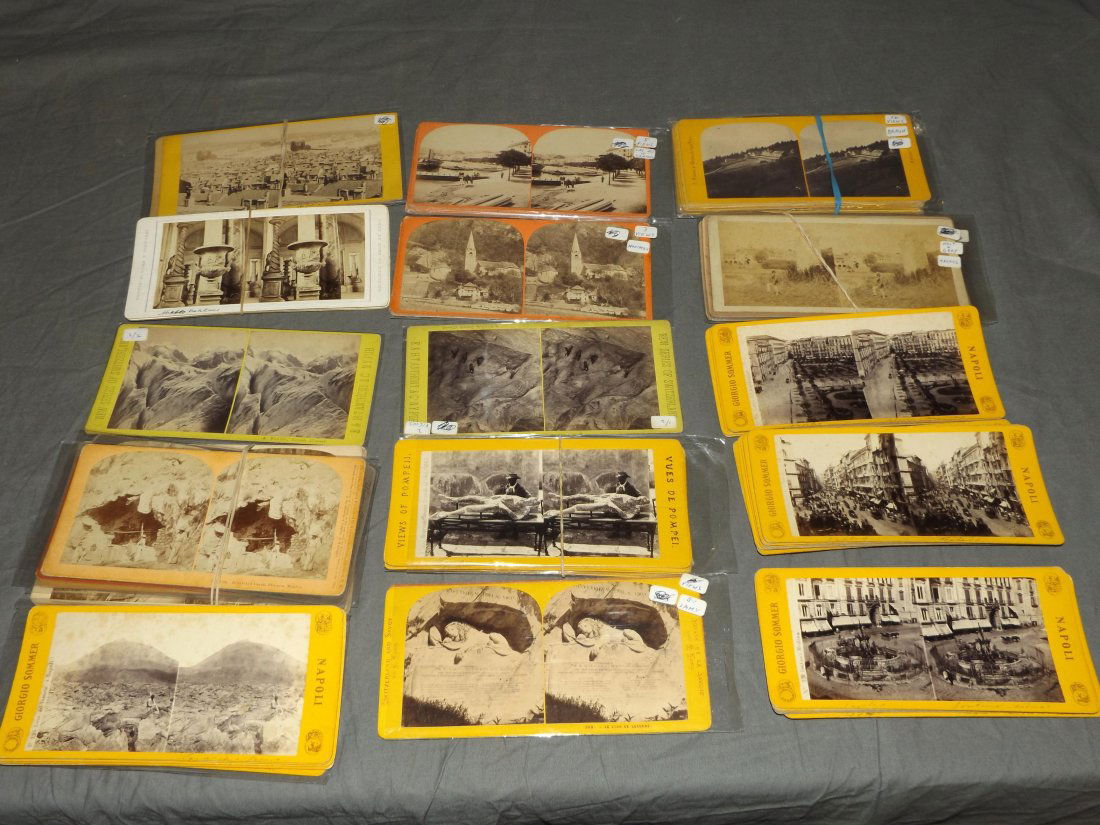 Stereo View Card Lot. (1 of 4)