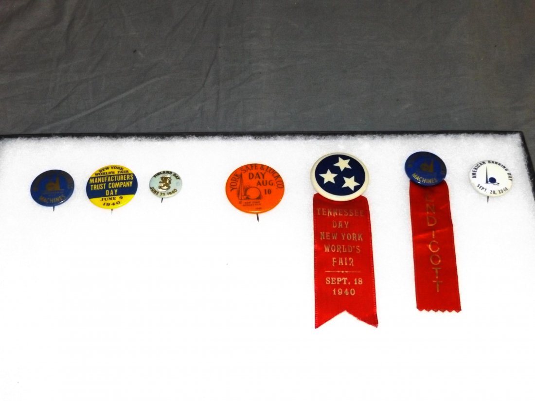 1940 Worlds Fair Pins. (1 of 1)
