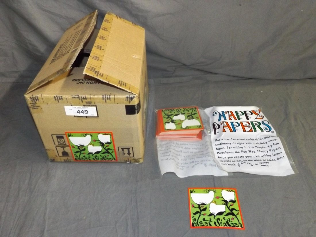 1960's Woodstock NY Printed Pop Writing Stationery (1 of 3)