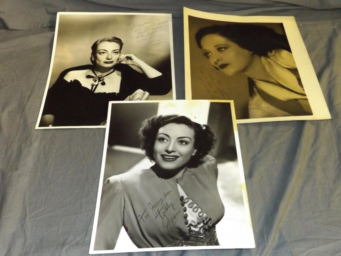 (3) Joan Crawford Signed Photographs (1 of 5)