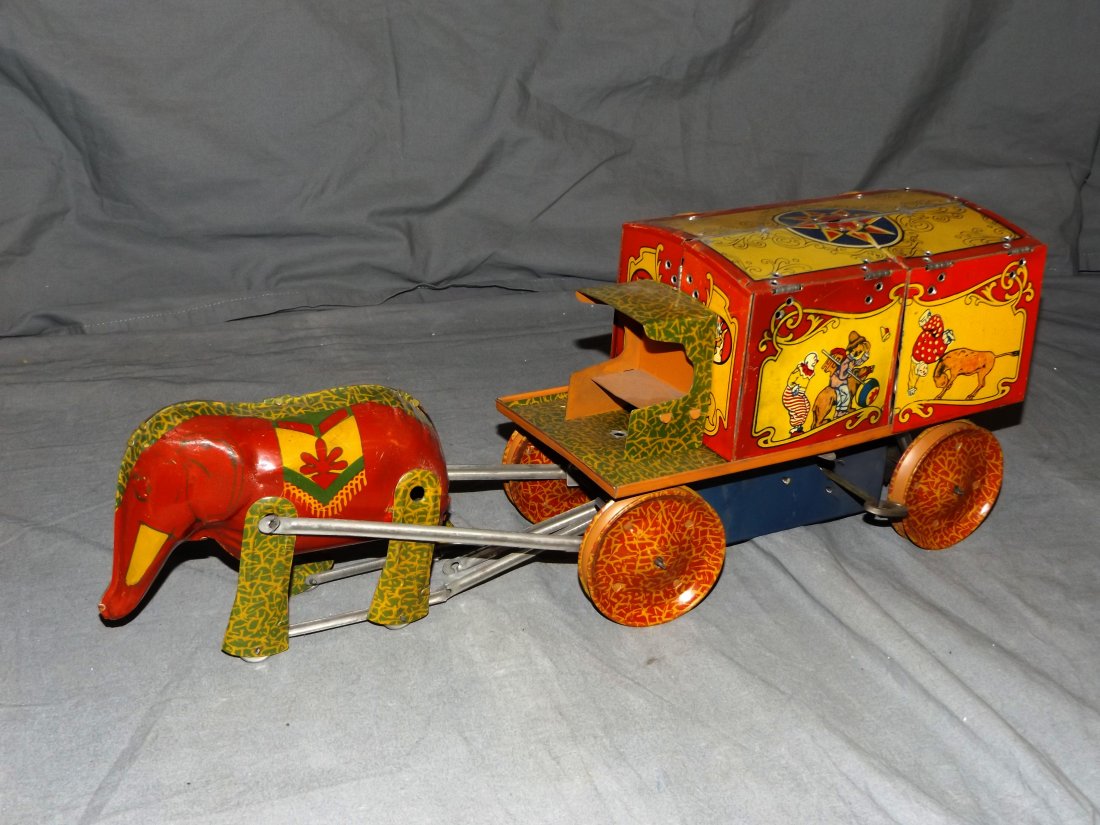Tin Circus Wagon 1930's (1 of 4)