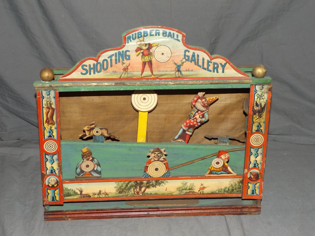 Early Rubber Ball Shooting Gallery. (1 of 4)