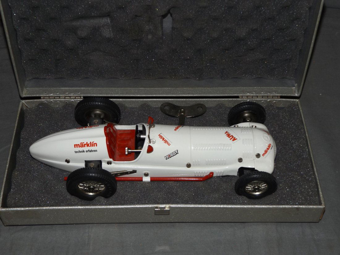 Marklin Clockwork Alpha Mercedes Race Car (1 of 4)