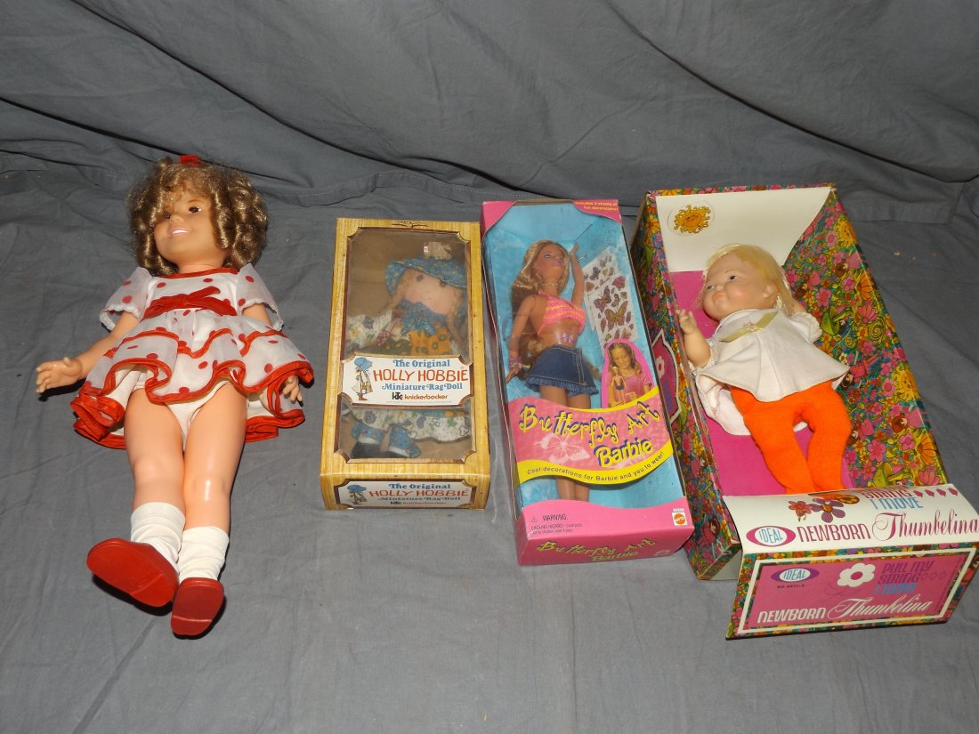 (4) Vintage Dolls, Shirley Temple, Holly Hobbie (1 of 3)