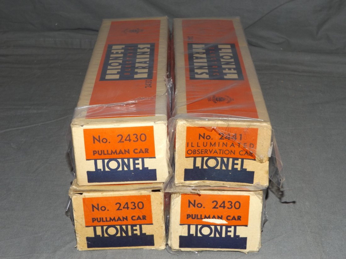 Lionel Lot of 4 Passenger Cars (1 of 2)