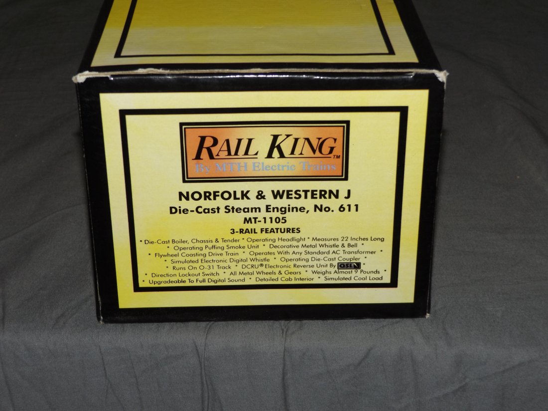 Rail King MTH Norfolk & Western J, MT-1105 (1 of 2)