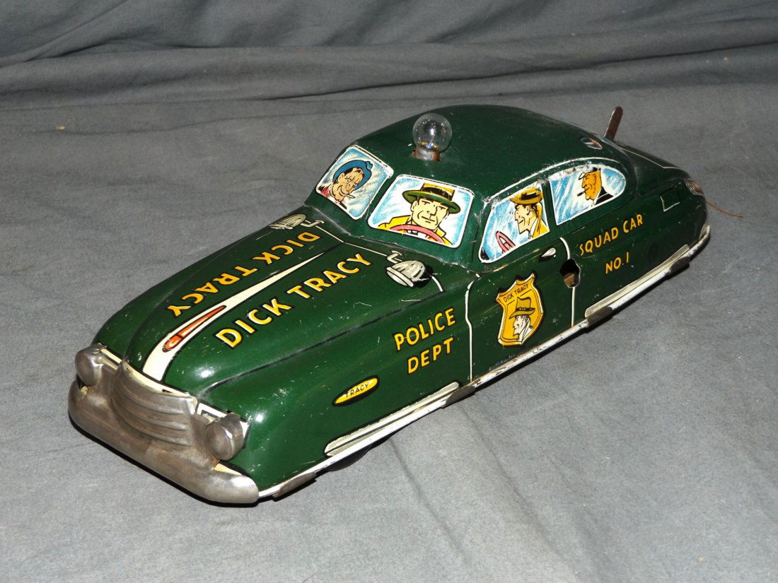 Marx Tin Windup Dick Tracy Squad Car No.1 (1 of 4)