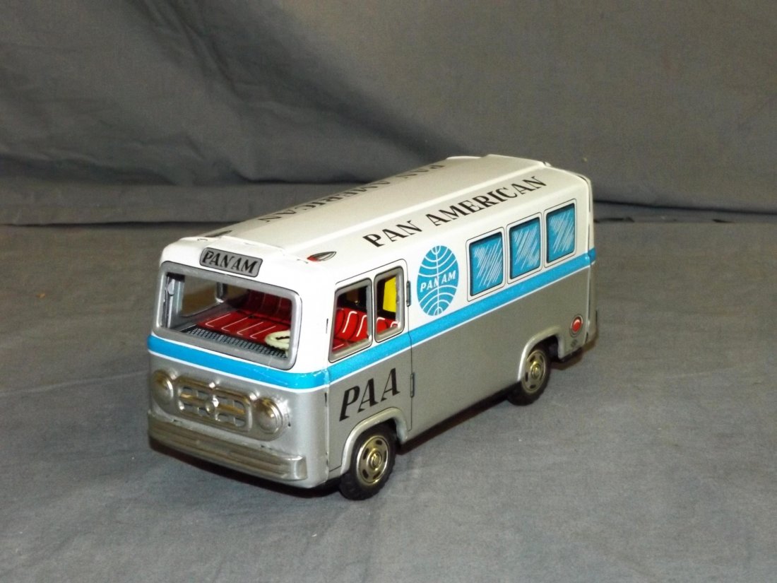 Boxed Tin Litho Friction Rosko PAA Shuttle Truck (1 of 3)