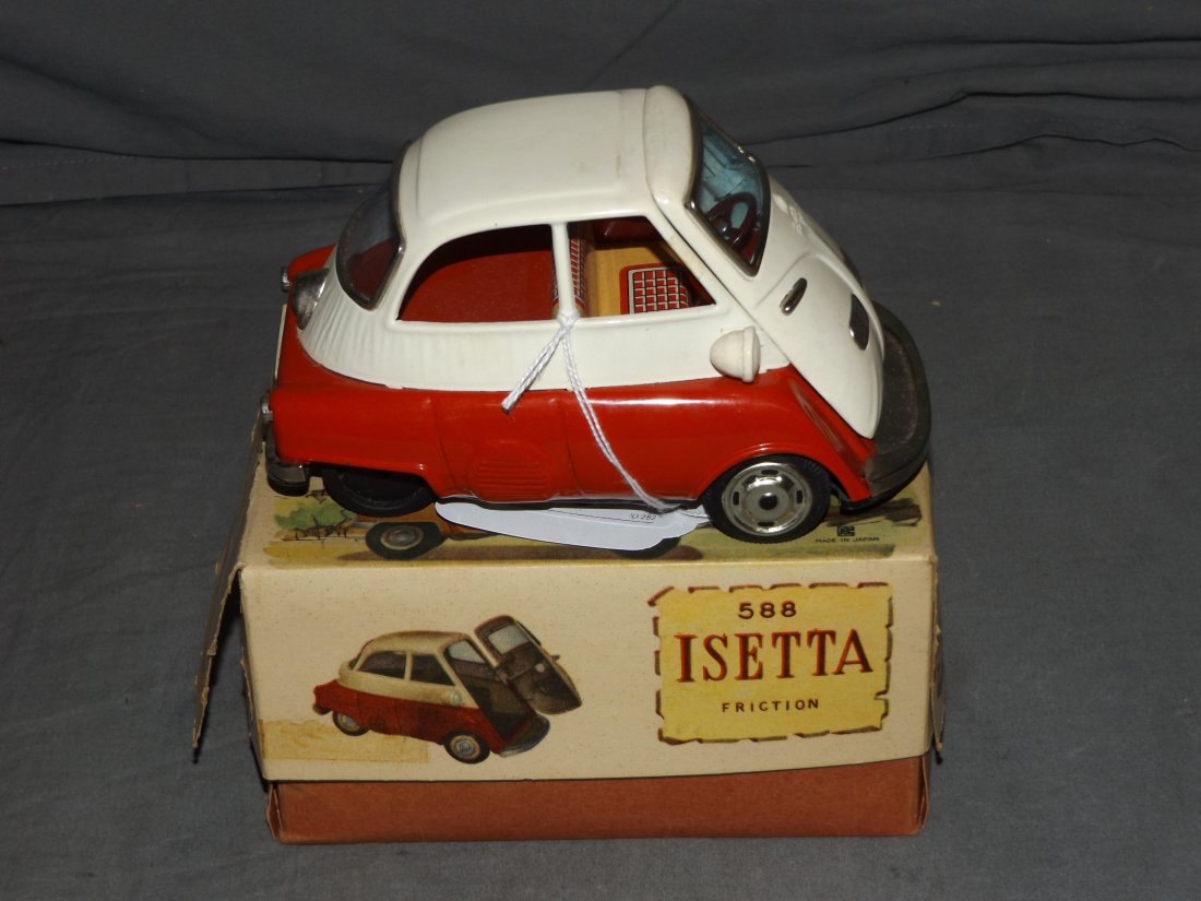 Boxed Bandai Friction Isetta with Original Box (1 of 7)