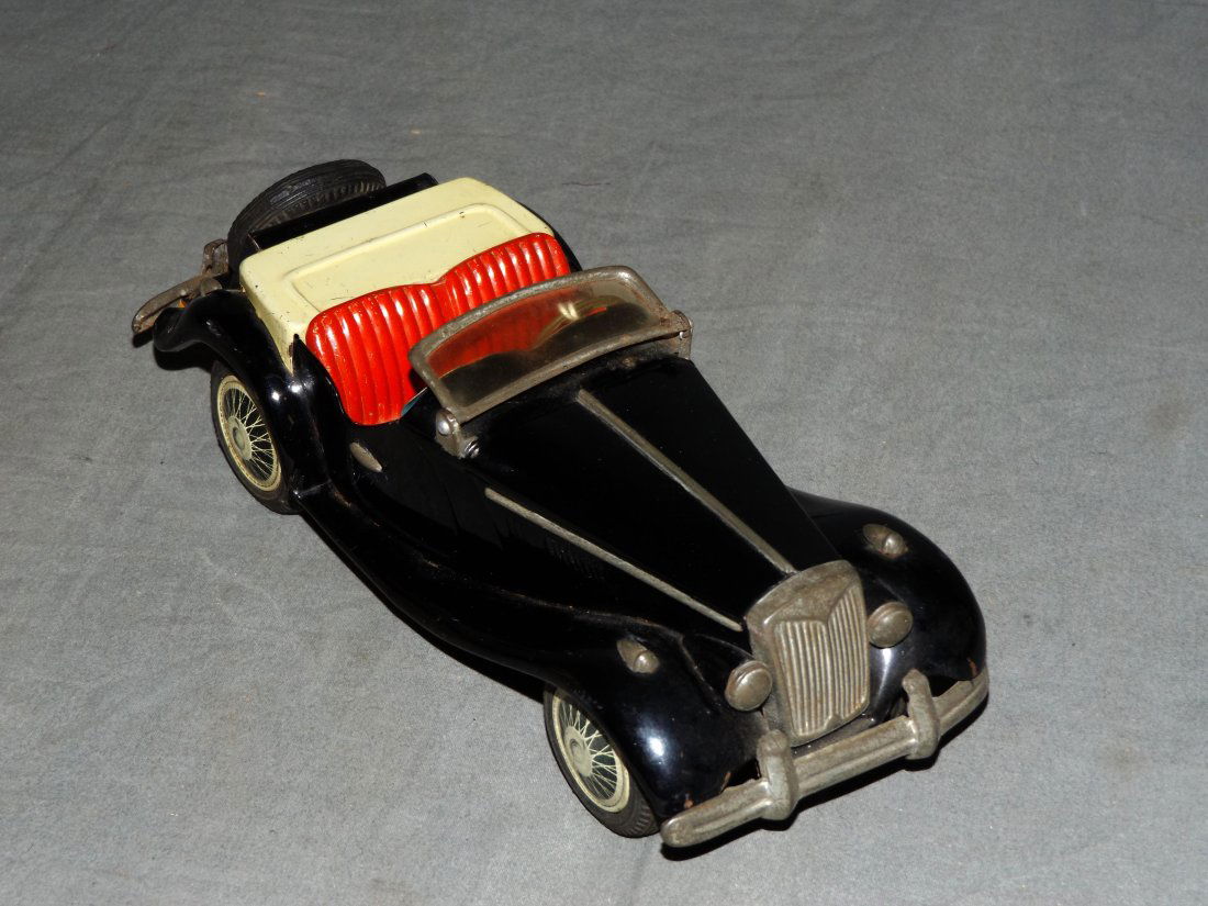 Bandai Tin Lithographed Friction MG Midget (1 of 3)