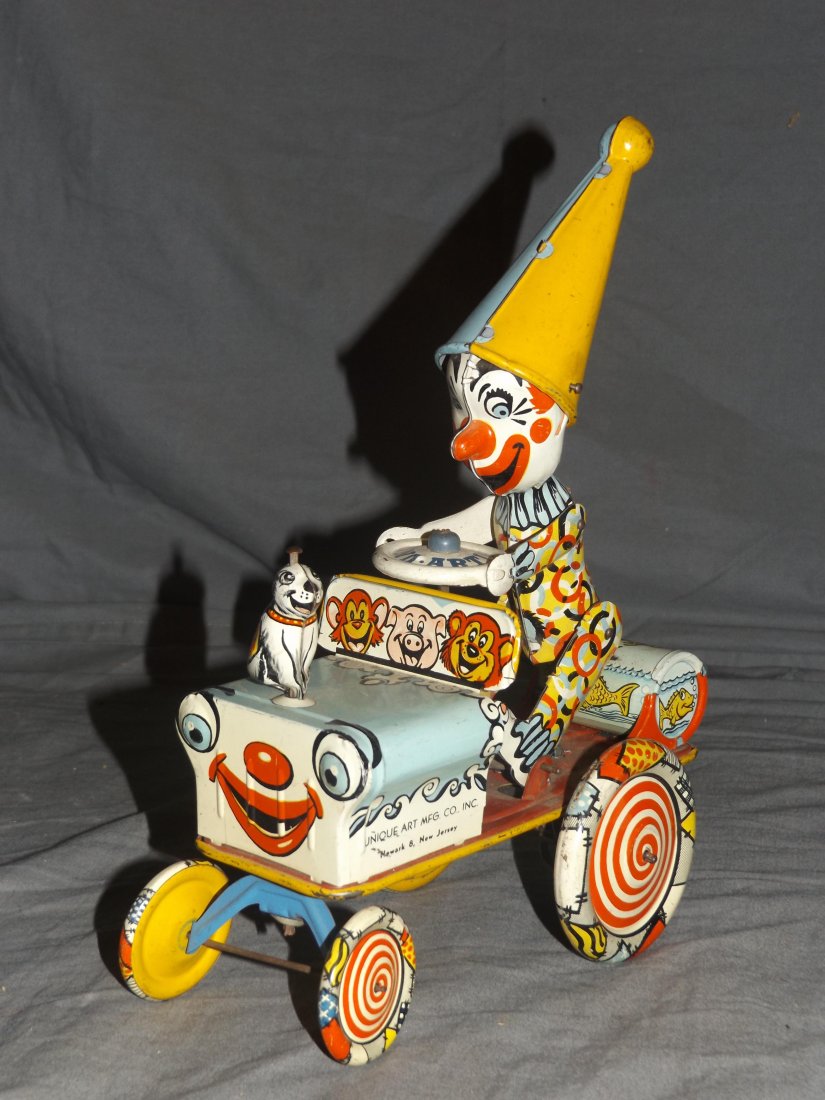 Unique Art. Artie the Clown Car.: Working order when tested.