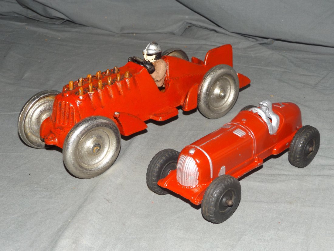 2 Piece Hubley Racer Lot (1 of 3)